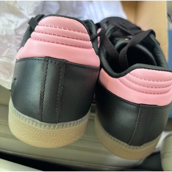 Adidas Samba Messi JP7845 Black Pink Gum Size 10.5 DS New In Box Inter Miami